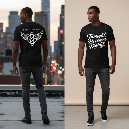 Thought Becomes Reality™ Tee Black — Core Drop
